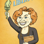 Nadine Strossen by Matt Bors