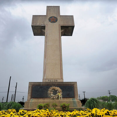 World War I memorial cross in Bladensburg, Md.